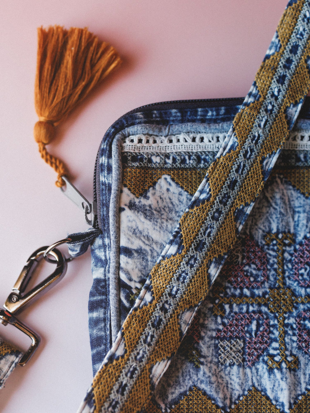 Afternoon Trips Crossbody Bag - Denim