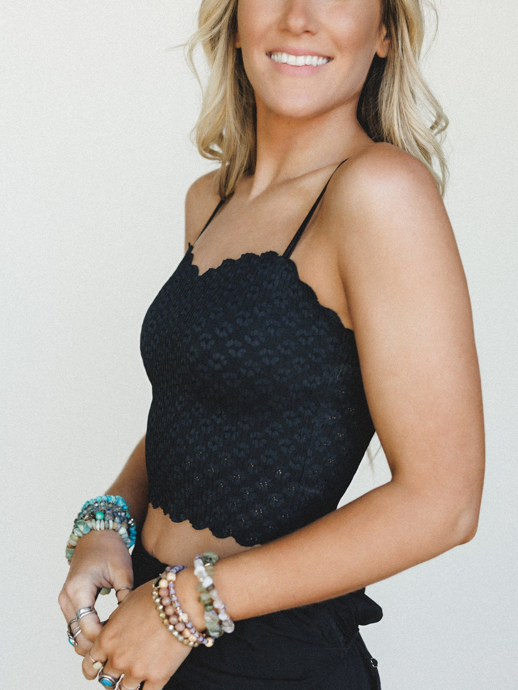Lace Around All Day Bralette - Black