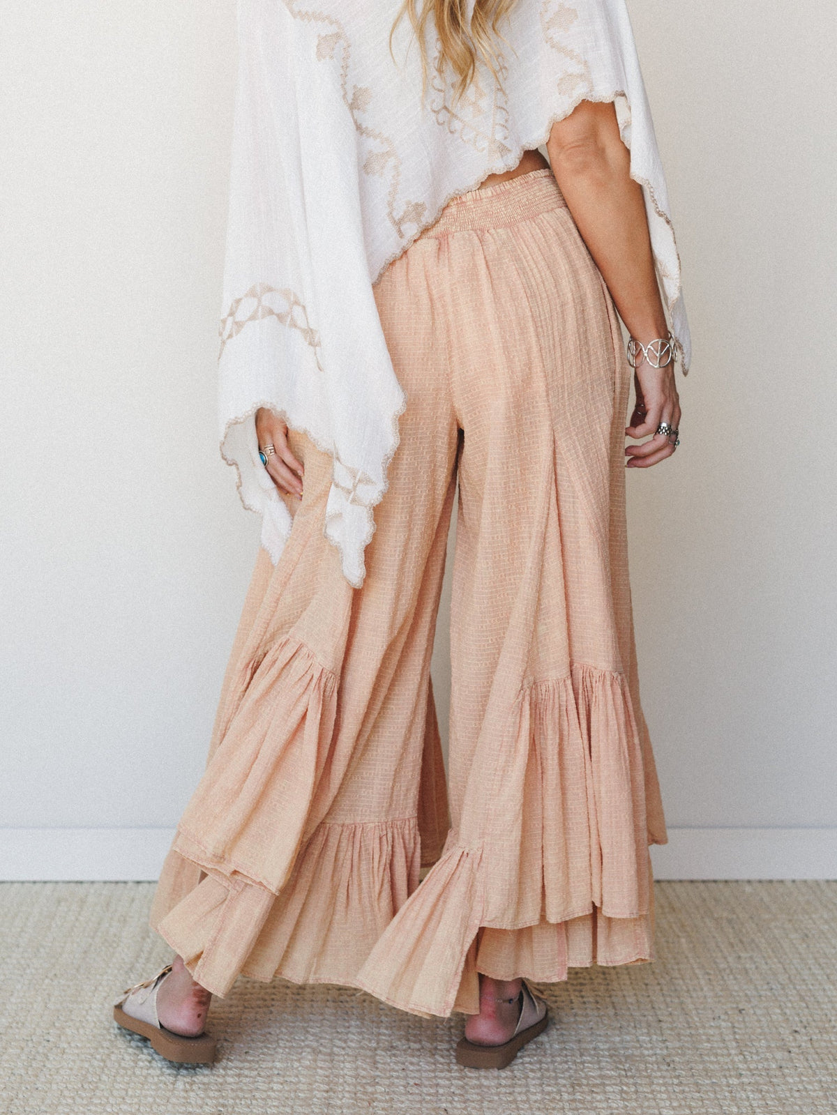 Hearthside Threads Pants - Light Coral