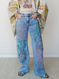 Daisy Hearth Jeans - Denim