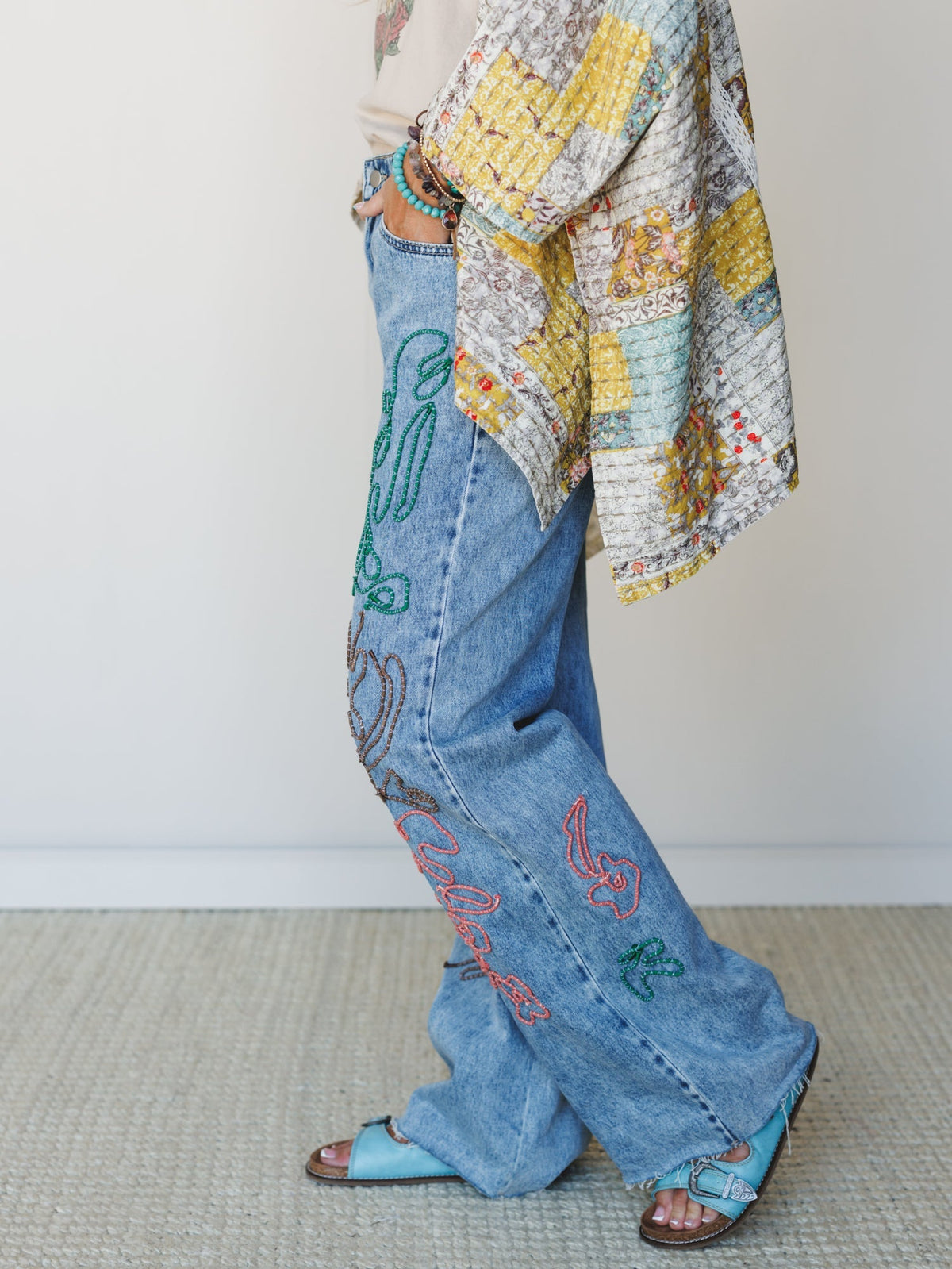 Daisy Hearth Jeans - Denim