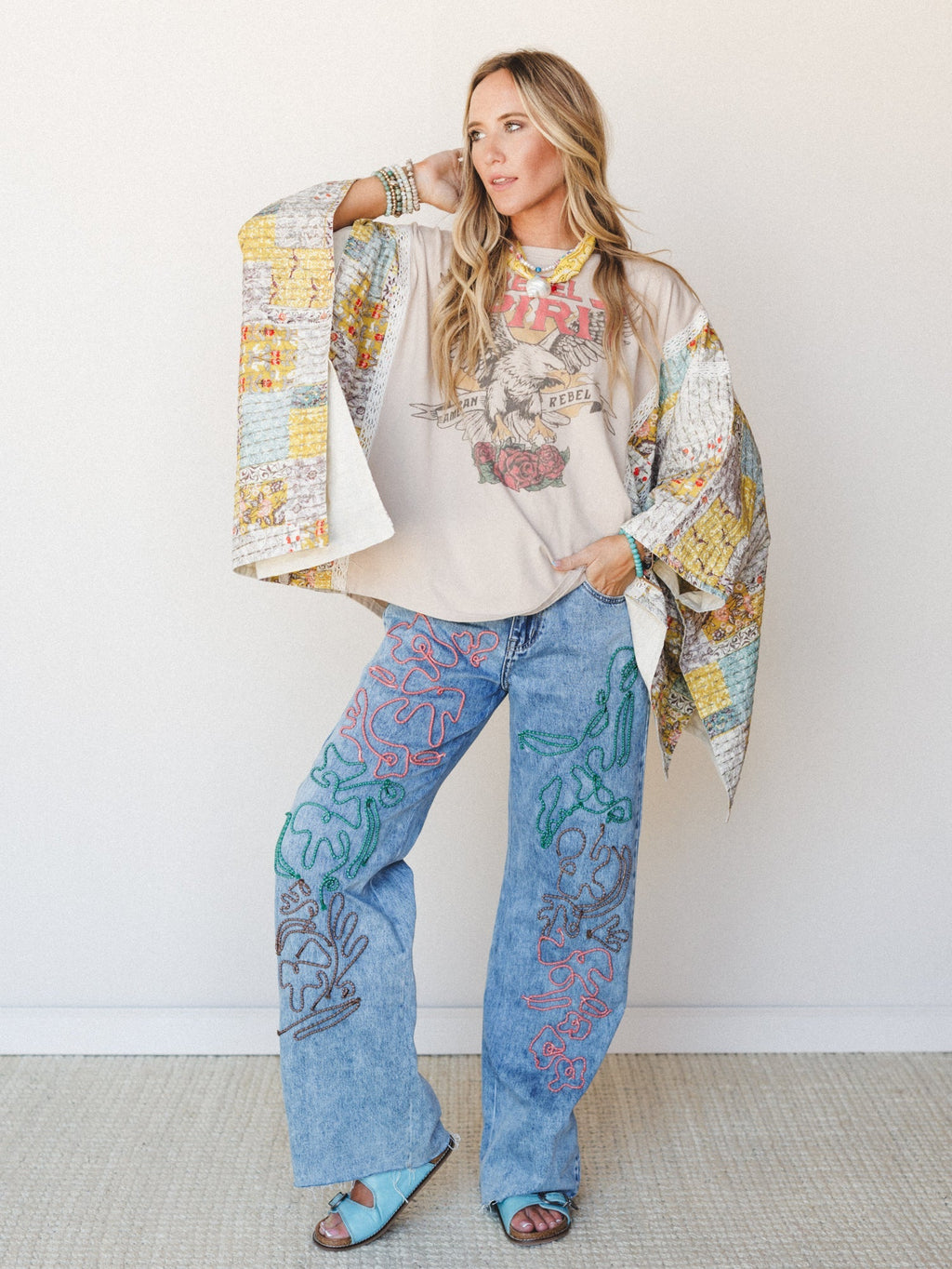 Daisy Hearth Jeans - Denim