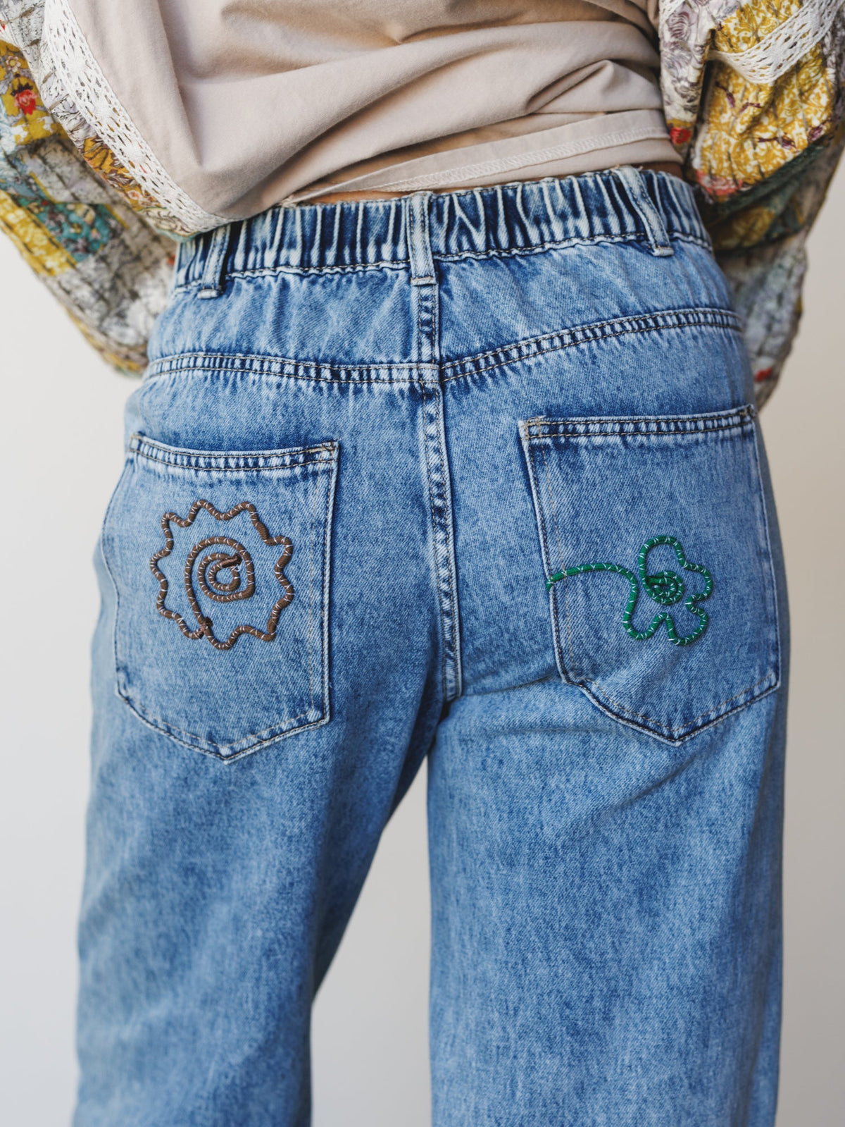 Daisy Hearth Jeans - Denim