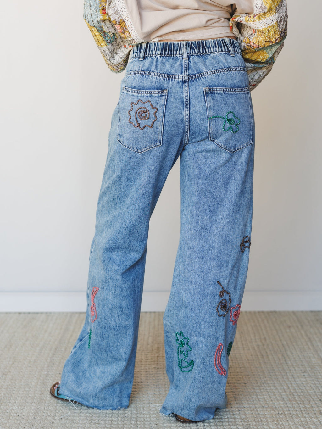 Daisy Hearth Jeans - Denim