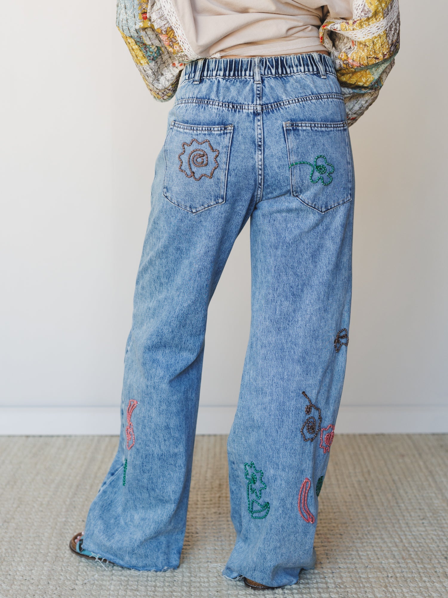 Daisy Hearth Jeans - Denim