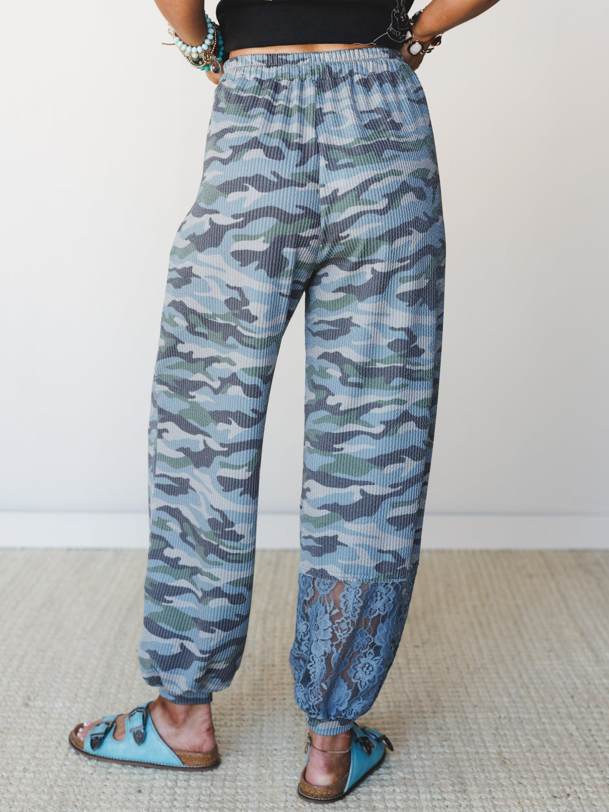 The Nest Weekend Warrior Joggers - Blue Camo