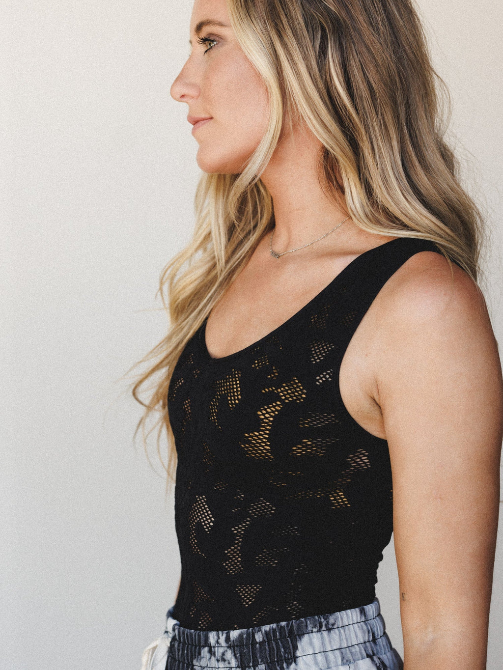 Rosey Dreams Bodysuit - Black
