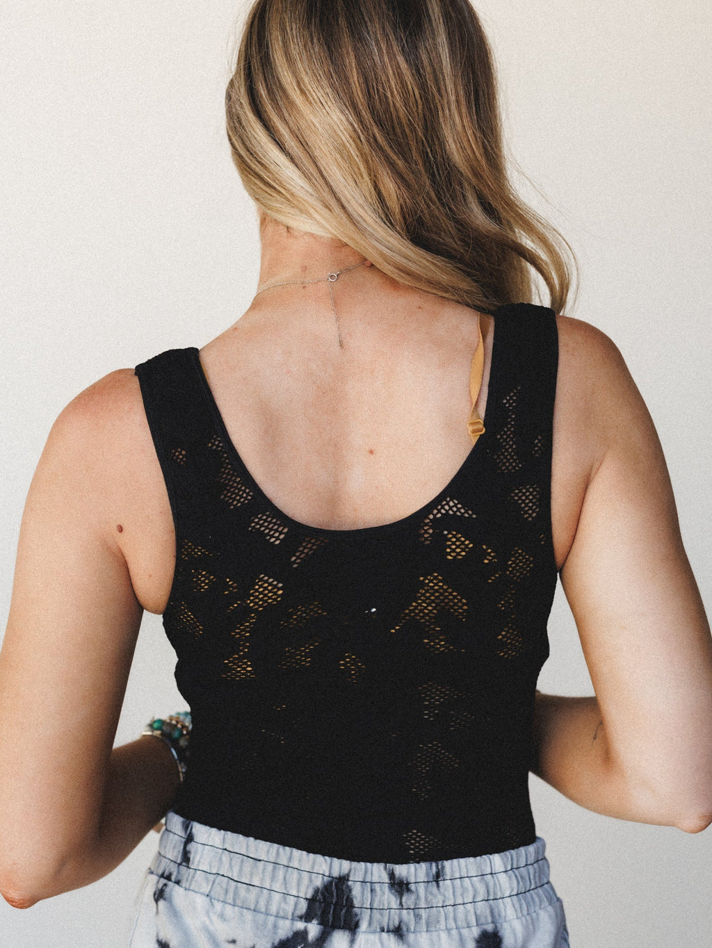 Rosey Dreams Bodysuit - Black