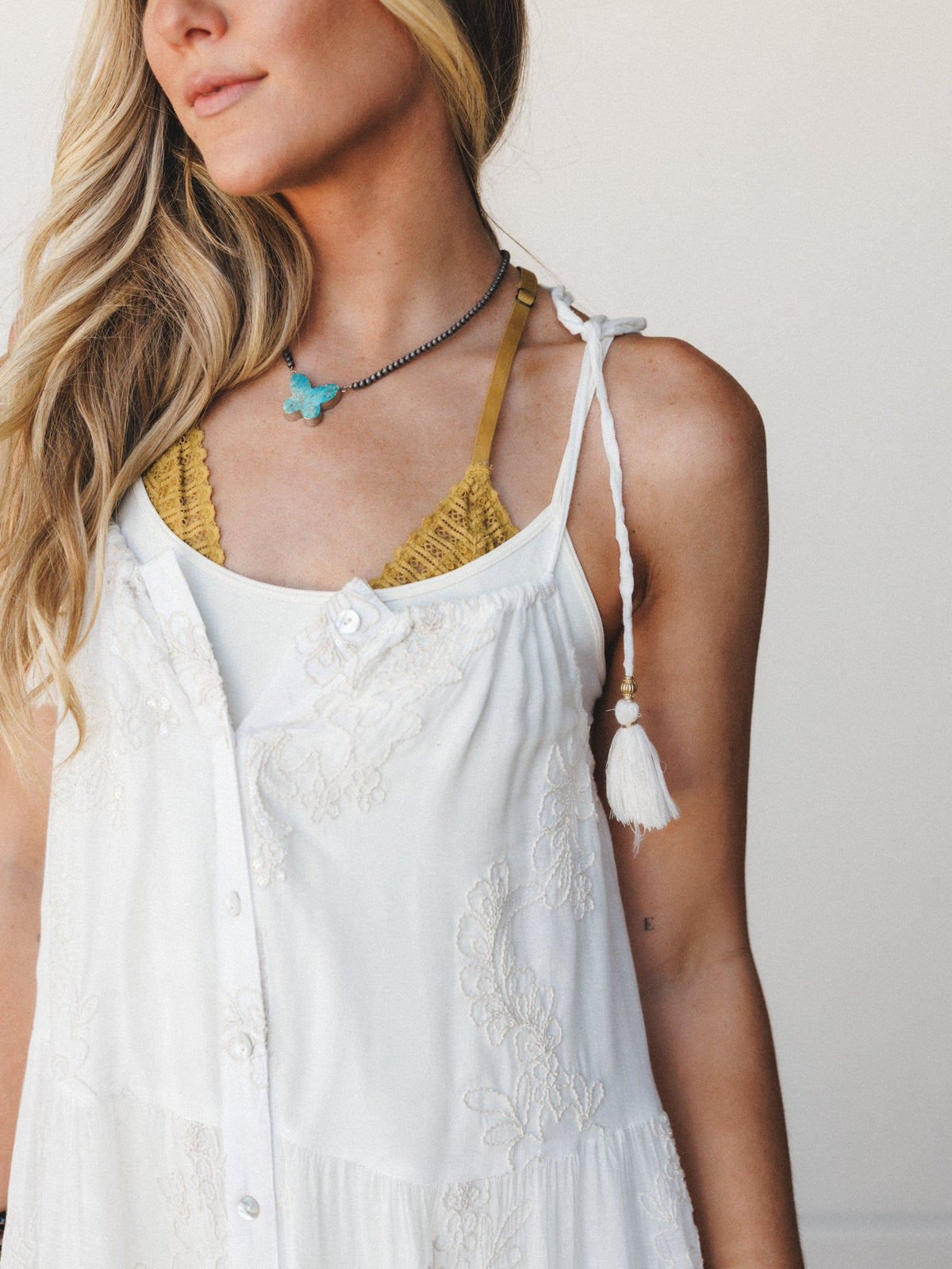 Savannah Maxi Dress - Natural