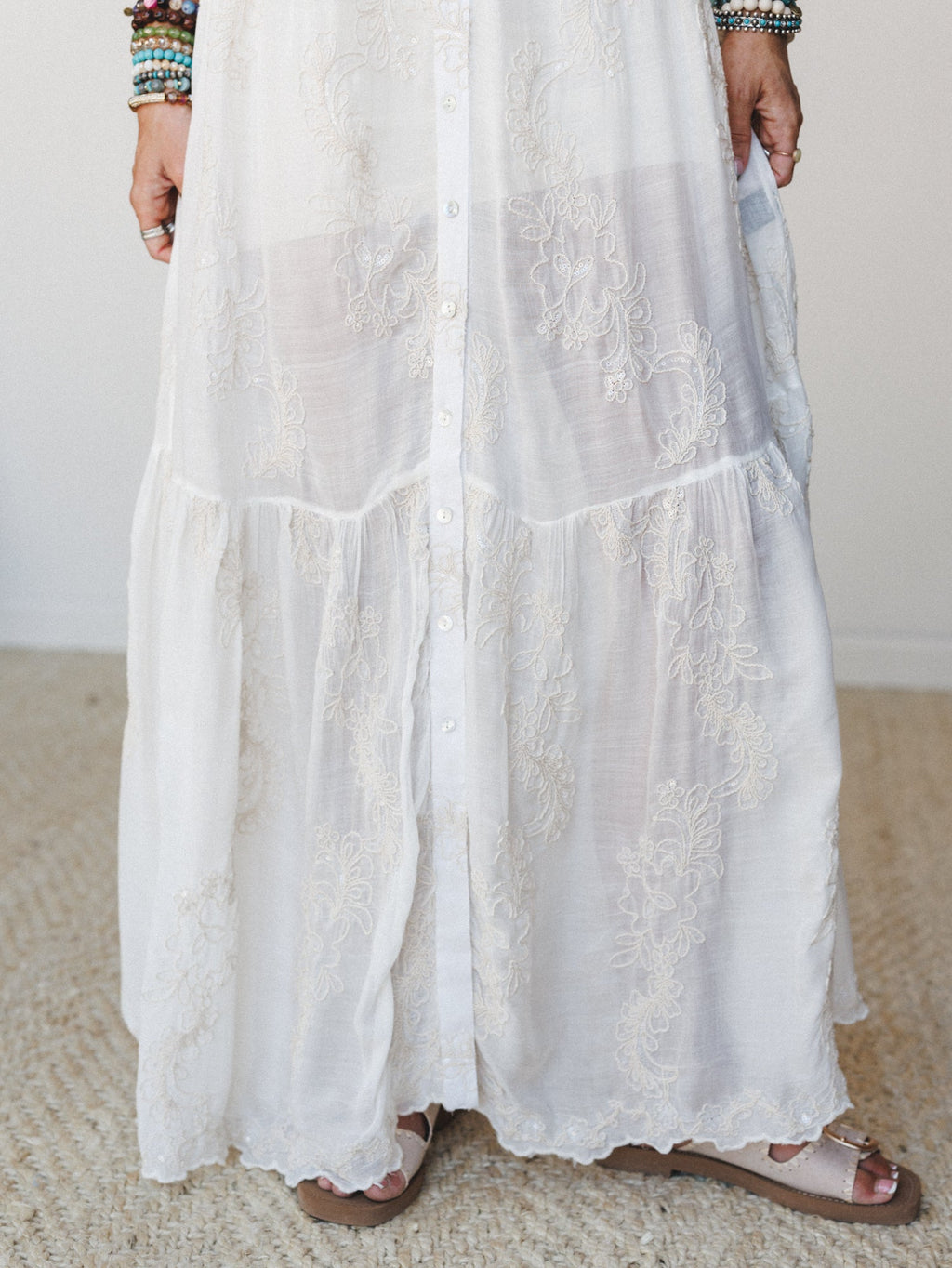 Savannah Maxi Dress - Natural