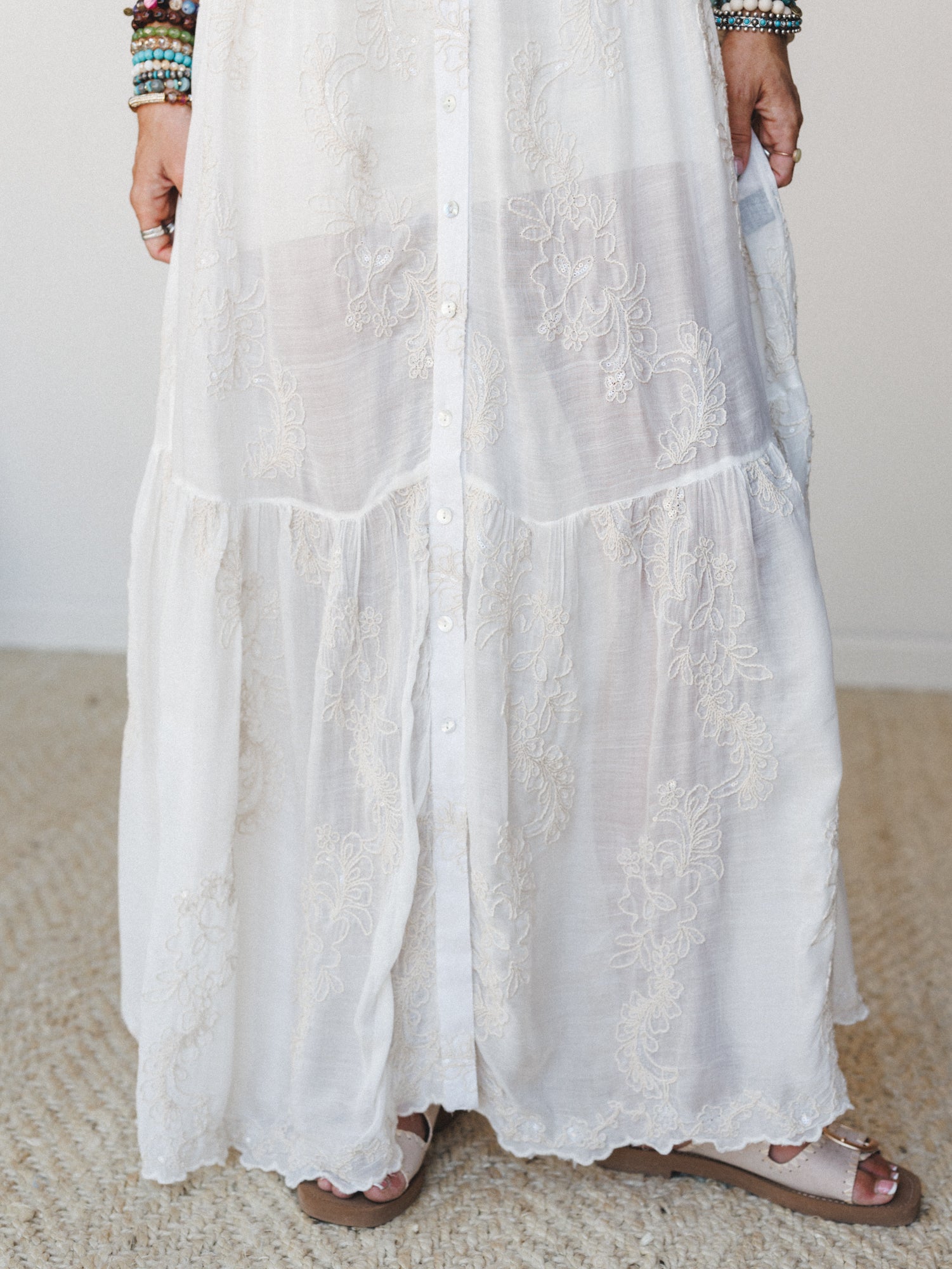 Savannah Maxi Dress - Natural