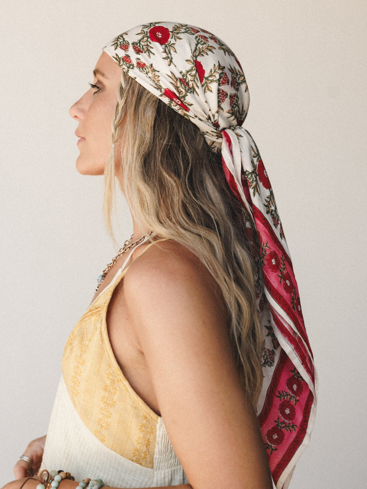 Sun Chaser Bandana - Cream Multi