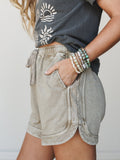 The Nest So Comfy Everyday Lounge Shorts - Mocha