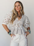Serella Blouse - Taupe