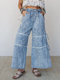 Elowella Wide Leg Pants - Denim