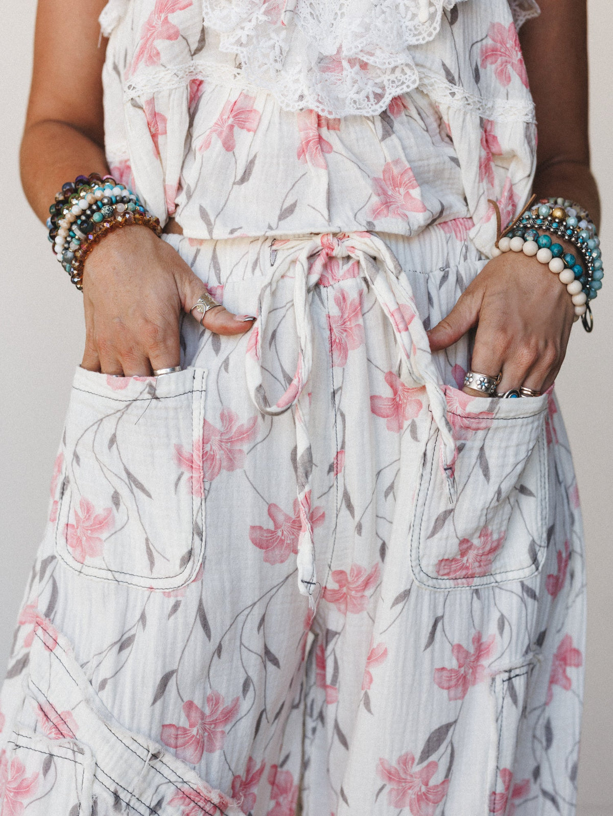 Sorella Petals Pants - Ivory