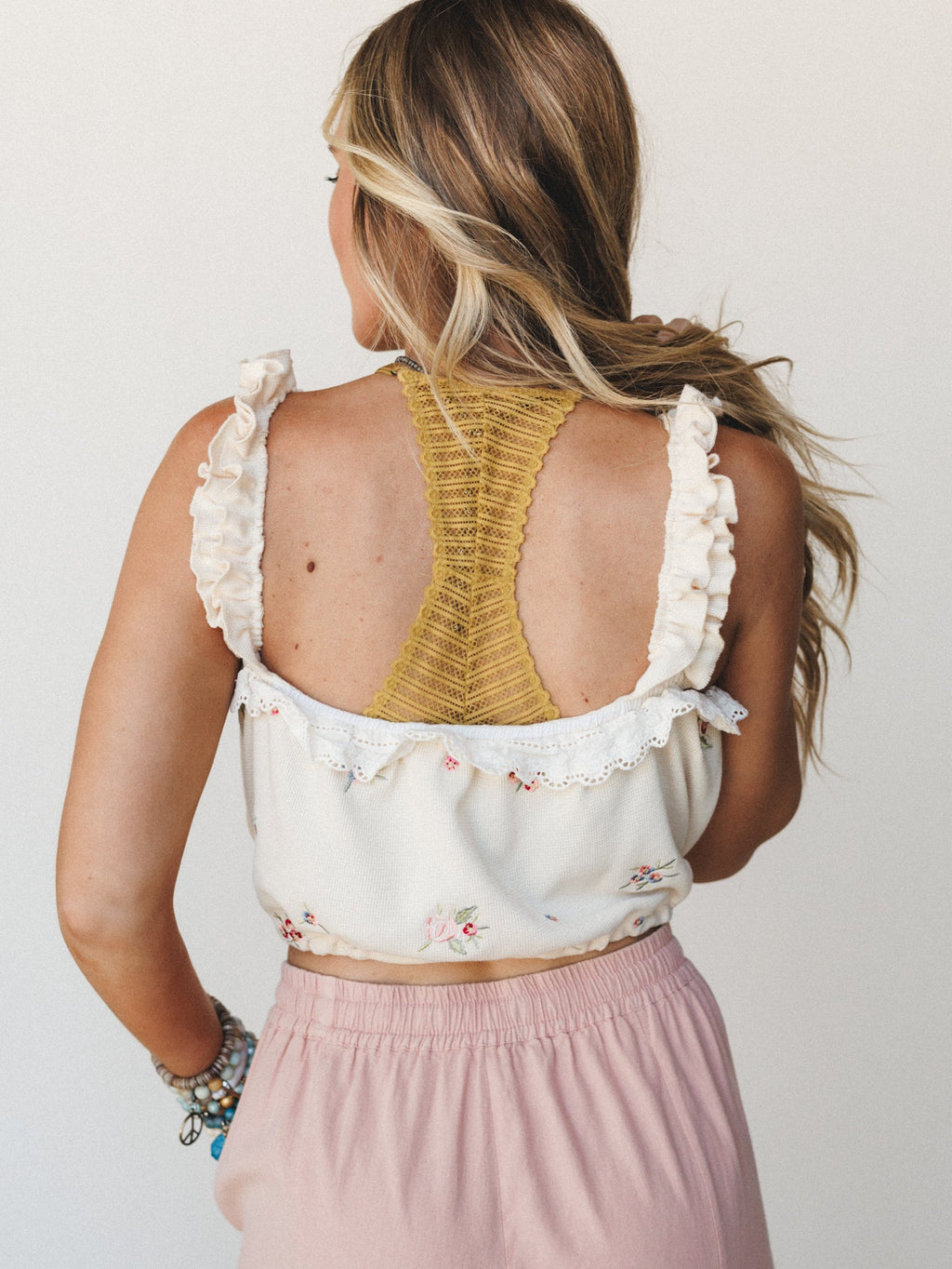 Petals In the Wind Top - Natural