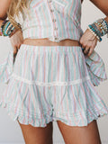 Tinker Stripe Shorts - Mint