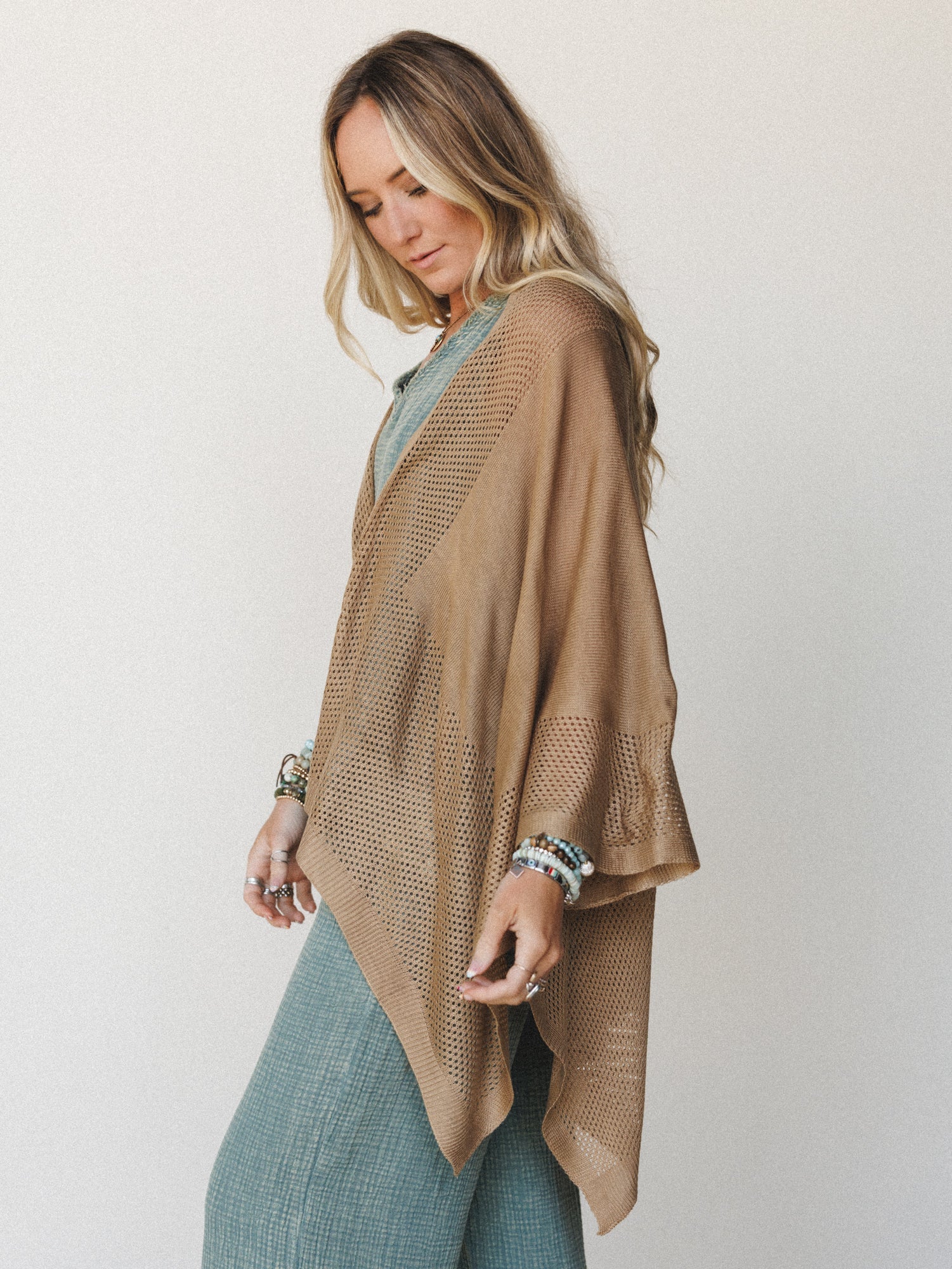 Dreamscape Kimono - Camel