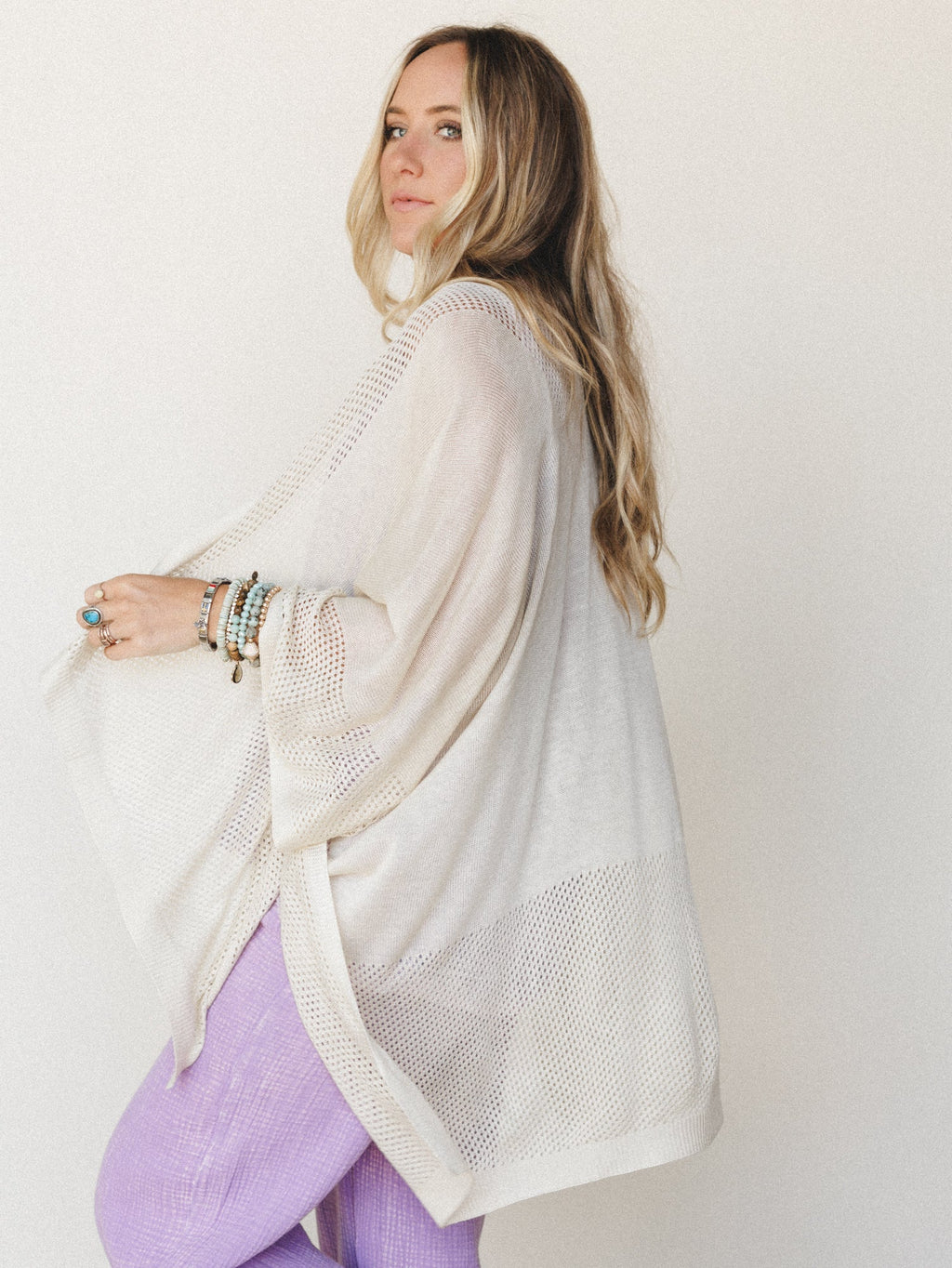 Dreamscape Kimono  - Oatmeal