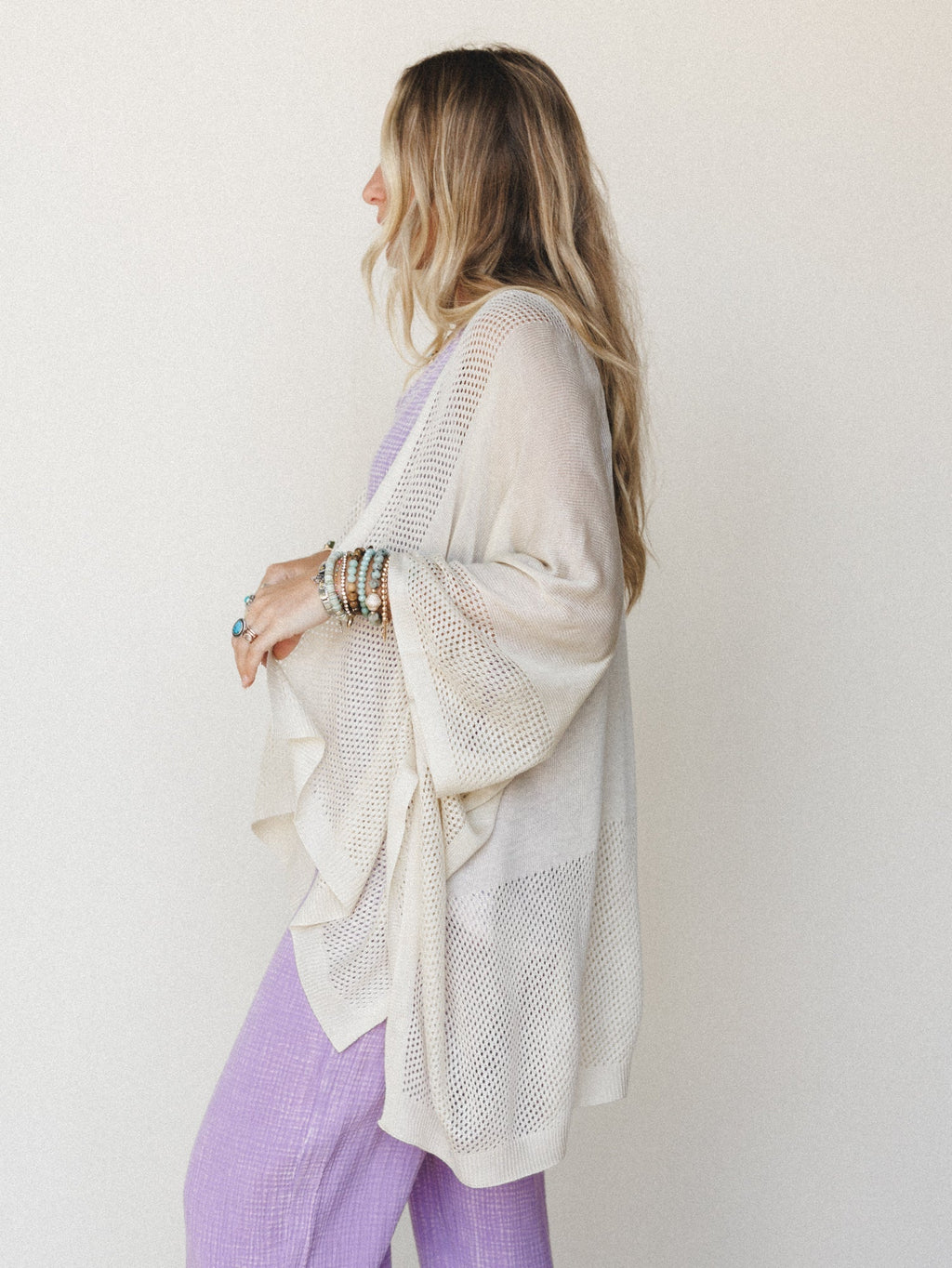 Dreamscape Kimono  - Oatmeal