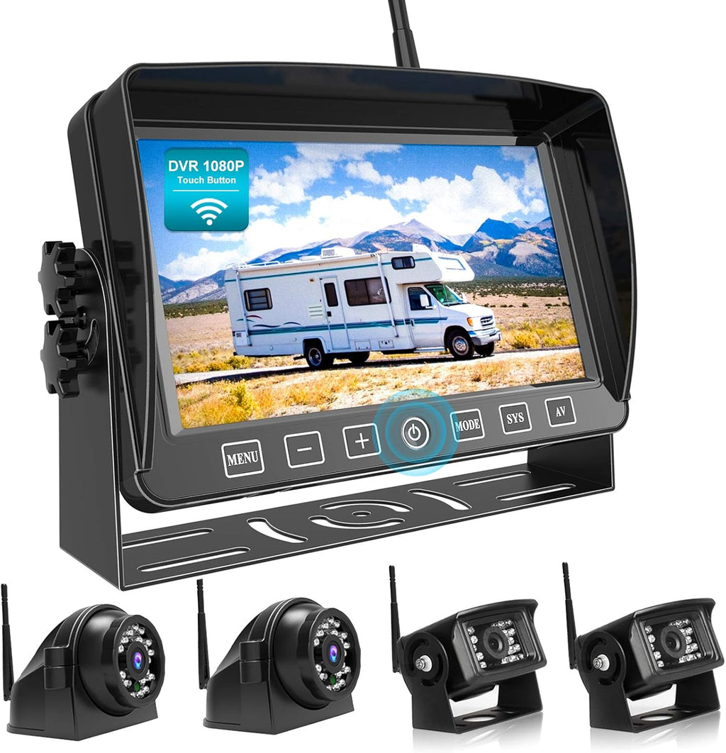 10" Wireless Backup Camera System with Recording E764