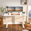 White Electric Height Adjustable Standing Desk Y7679