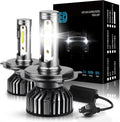 LED Headlight Bulbs 9003 H4 High Beam and Low Beam, Pack of 2 O238146