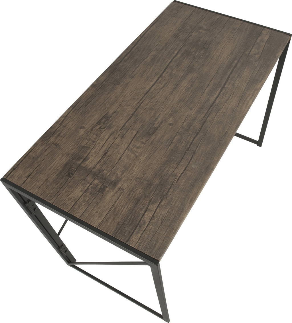 Black Industrial Office Desk H535293