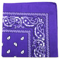 84 Pack Paisley 100% Cotton Double Sided Bandanas O819