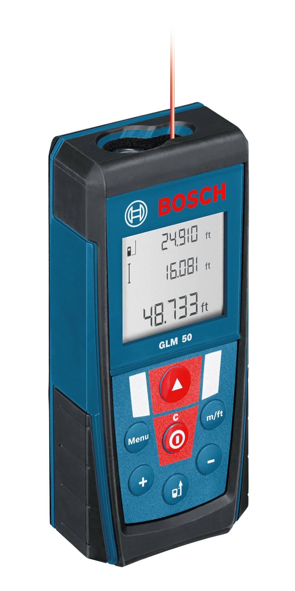 Laser Distance Measurer with 165-Feet Range and Backlit Display J666810