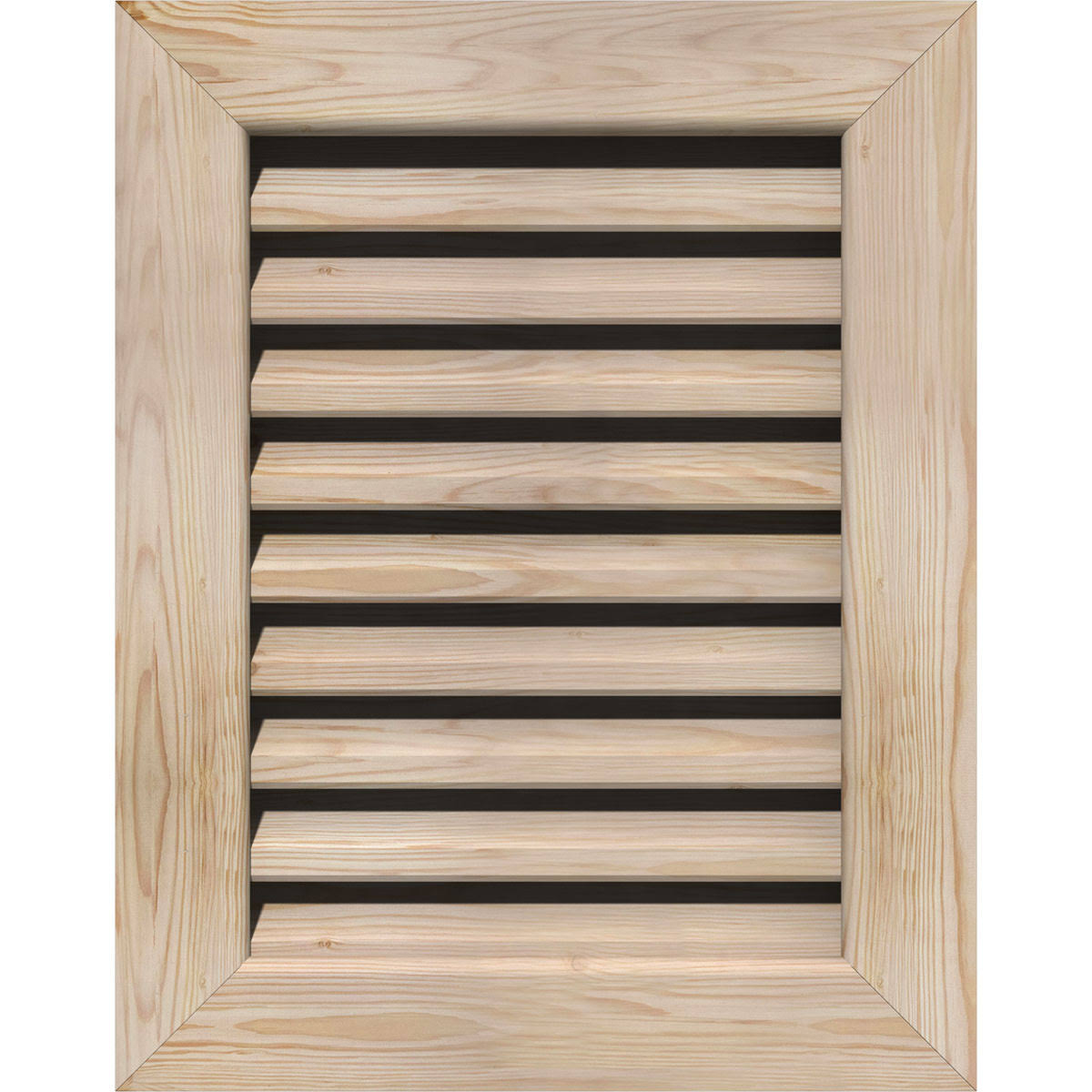 28-in W x 22-in H Vertical Gable Vent Unfinished Smooth Pine K343354