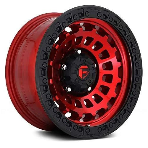 Candy Red Wheel with Black Ring J8712