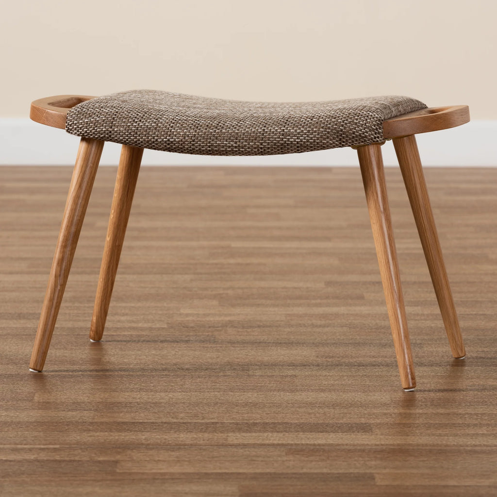 Light Brown Upholstered Bench T83832