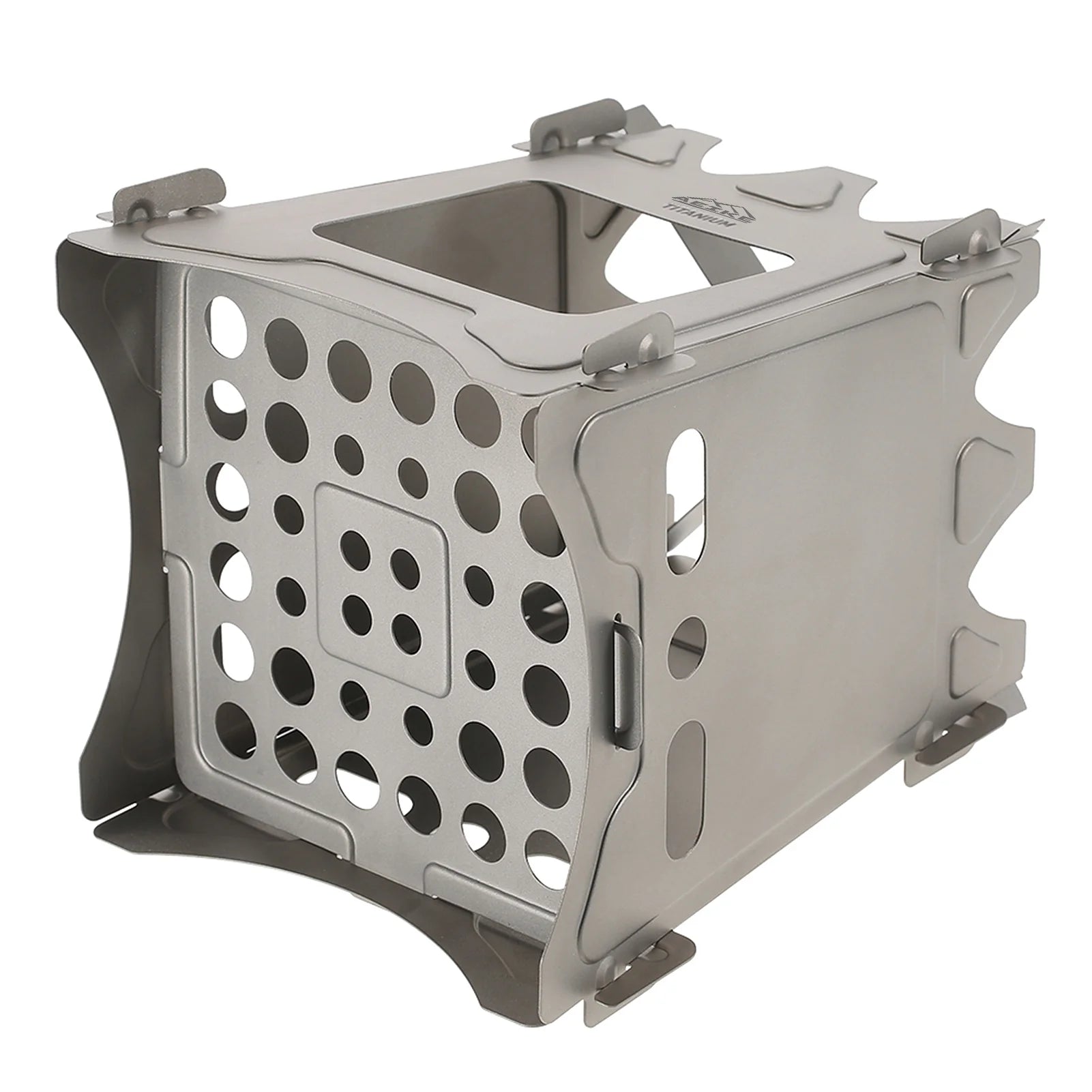 Titanium Wood Burning Backpacking Stove for Cooking V74083