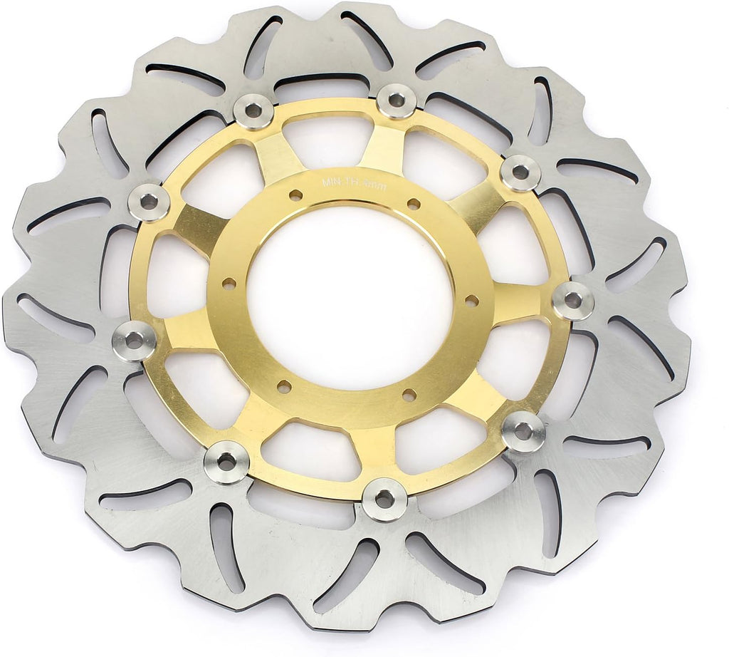 Front Rear Brake Discs Rotors and Pads for Honda CBR 600 RR 2007-2019 Gold Set D58116