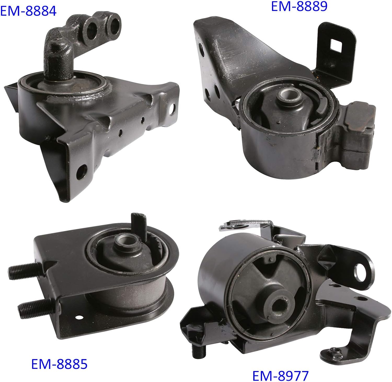4pcs Motor Mounts Kit for Manual Transmission U640