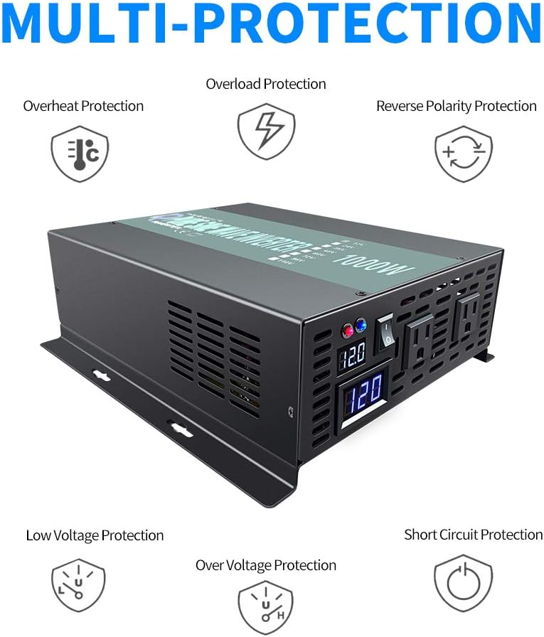 1000W Pure Sine Wave Power Inverter N7721