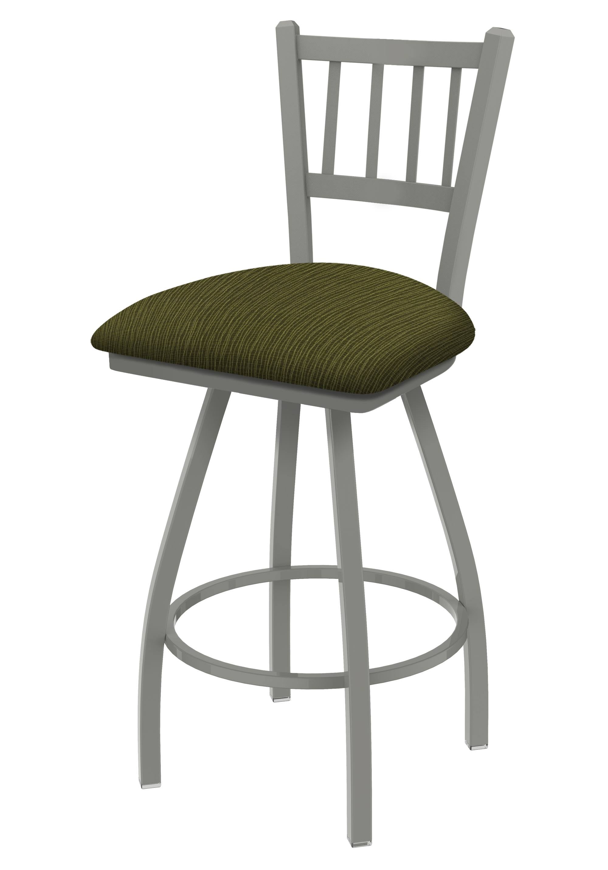 Contessa Anodized Nickel Swivel Stool T1130