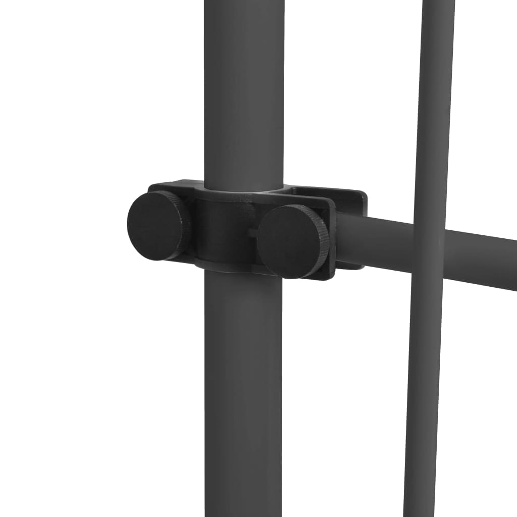 Manual Retractable Awning with LED 118.1" Anthracite S907