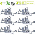 6 Pieces LED Recessed Lighting T172