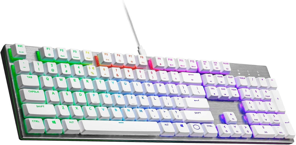 Tenkeyless Mechanical Keyboard with Cherry MX Low Profile Switches F763