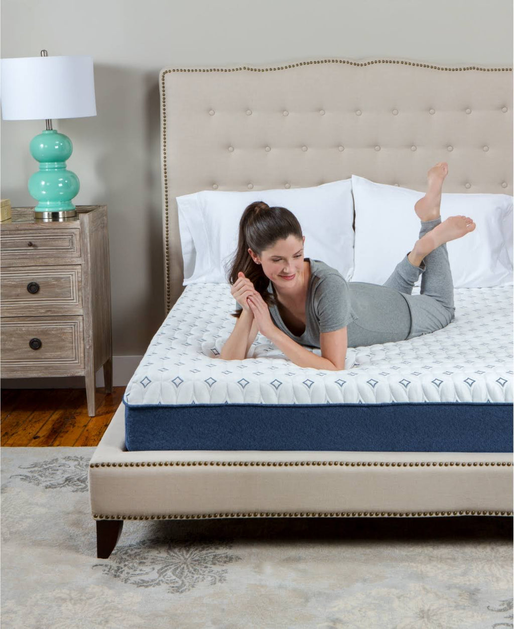 White California King Plush Mattress F4517