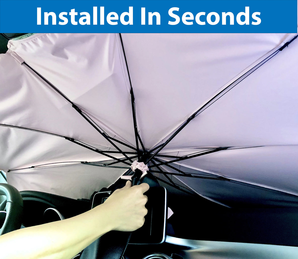 Foldable Car Windshield Sun Shade Umbrella Z6425