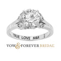 Platinum over Sterling Silver Topaz Wedding Ring L576844