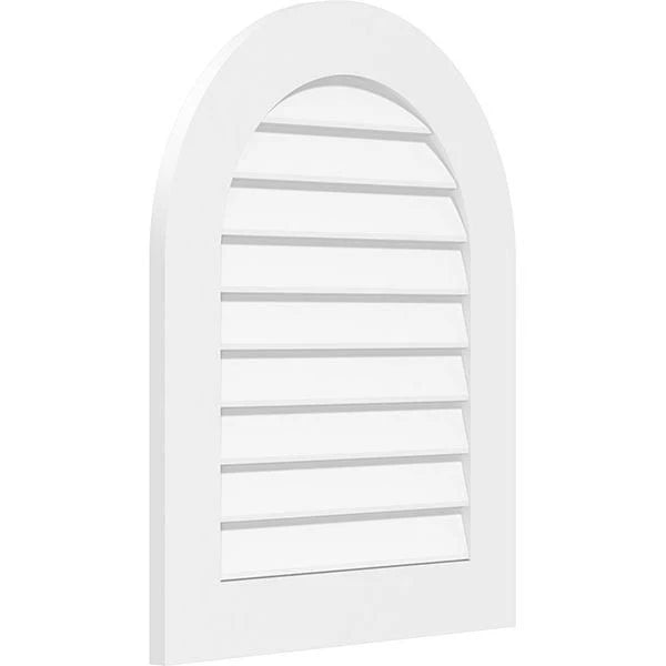 Round Top Surface Mount PVC Gable Vent L757298