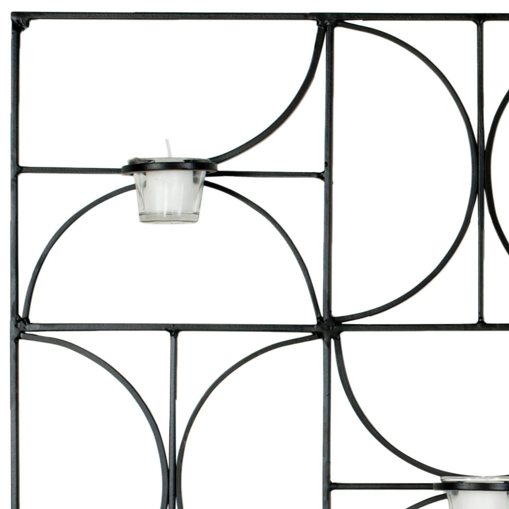 Black Votive Wall Decor P41377