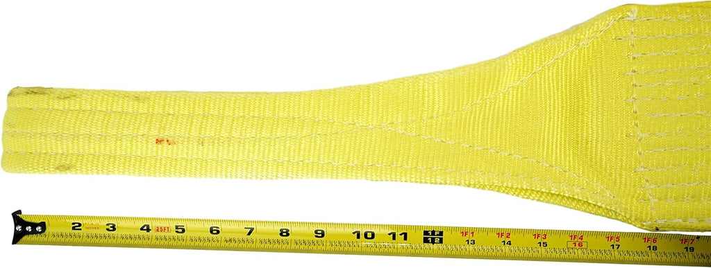2 Ply Nylon Lifting Slings, Eye & Eye, 1 x 3', Pack of 2 C6569