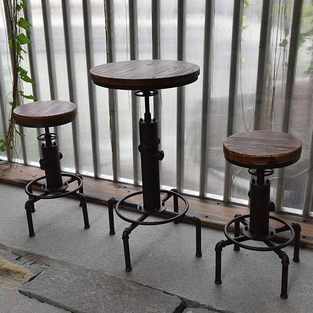 Red Bronze Industrial Bar Stool O917977