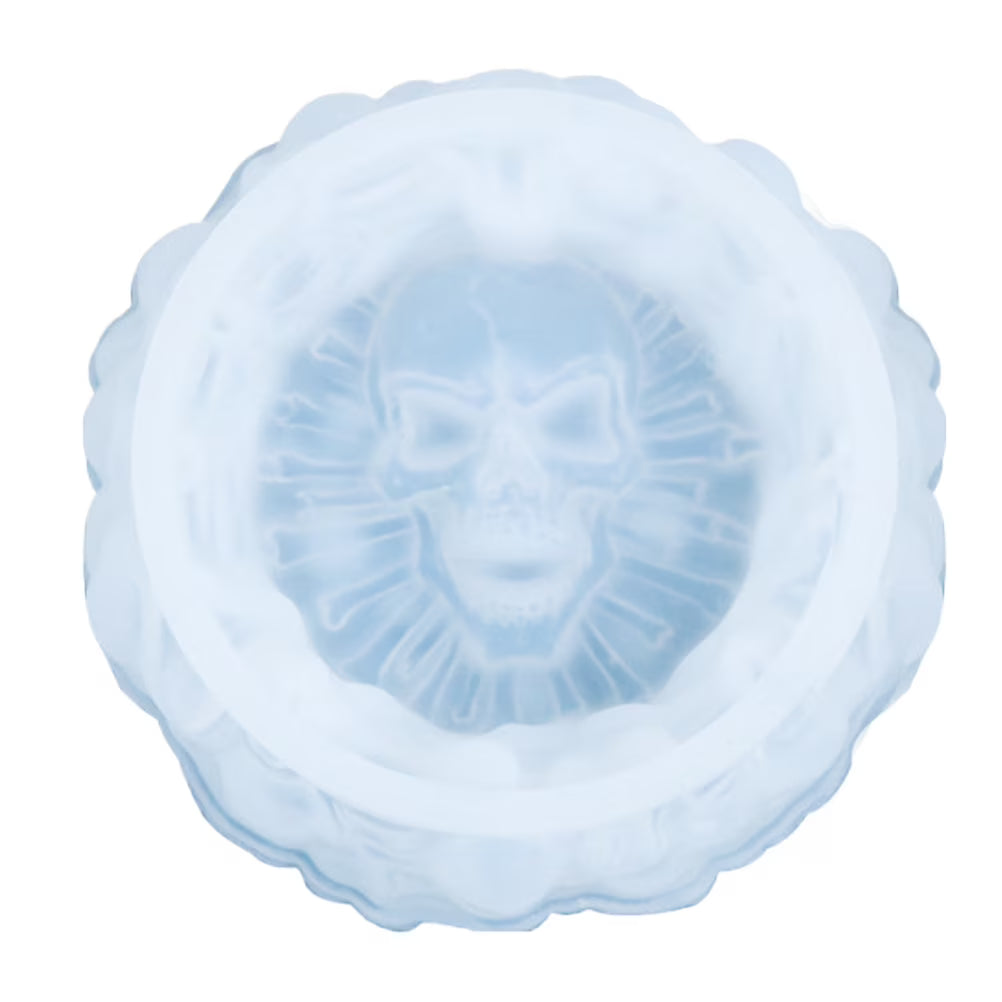 White Silica Gel Skull Ashtray Mold M156748